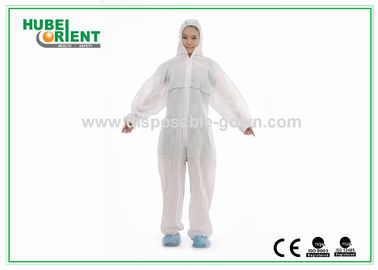 Custom Light-Weight Disposable Use Coverall With Hood For Workers/Painters