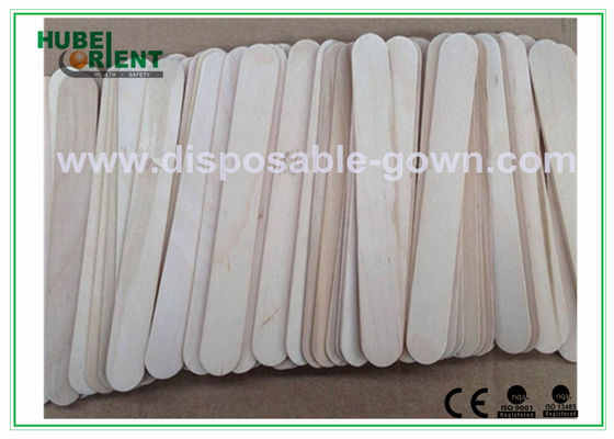 Surgical / Medical Hospital Disposable Products Wooden Tongue Depressor , 15*1.8cm
