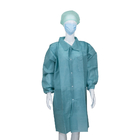 Adult Size Disposable Non Woven/SMS/Tyvek Lab Coats With Snaps Closure