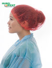 Disposable PP Colored Non-Woven Bouffant Cap Surgical Round Nursing Hair Head Cover Cap